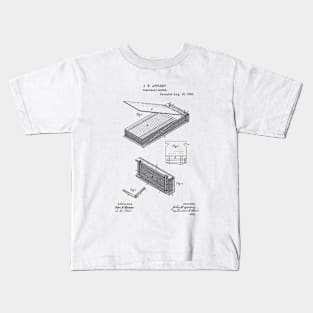 Temporary Binder Vintage Patent Hand Drawing Kids T-Shirt